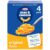 Kraft Mac and Cheese, 4 Boxes, for Easy Dinner or Dinner Sides, Original Flavor, No Artificial Flavors, Preservatives or Dyes, 7.25 oz