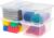 IRIS USA 4-Pack Storage Bins with Lids, 15 Quart, Shoe Boxes Clear Stackable Containers Organize Shoes Closet Shelves, Classroom Organization Teacher Tools, Game Storage – BPA-Free Plastic