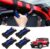 Gaizon 4 Pack Grab Handles Roll Bar Paracord Handgrip Handles with America Flag Pattern Replacement for Jeep Wrangler YJ TJ JK JL,Gladiator JT 1955-2022(Blue)