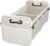 Sposuit Trunk Organizer for Car – 70L Collapsible Trunk Storage with 11 Pockets & Reinforced Handles, SUV Trunk Organizers for Grocery Cargo(White)