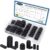 110 PCS Vacuum Caps Assortment, Vacuum Plugs Hose End Cap, Rubber Vacuum Caps Kit for Carburetor, Manifold, Automotive, 3/16” 5/16” 7/32” 1/4” 5/32” 3/8” 1/8” 1/2” 5/8”