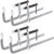 4-Pack Welding Bar Clamps 12 Inch, Drop Forged Steel Bar Clamps Throat Depth 3 inch Load Force 450 Lbs for Woodworking,Welding, Metal working