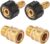Pressure Washer Quick Connect Fittings, Quick Connect Kit M22 14mm to 3/8 Inch, 4 Pieces