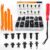GOOACC 240PCS Bumper Retainer Clips Car Plastic Rivets Fasteners Push Retainer Kit 12 Popular Sizes Auto Push Pin Rivets Set -Door Trim Panel Fender Clips for GM Ford Toyota Honda Chrysler