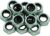 Sure-Grip Roller Skate OEM Factory Axle Nuts – 16 Pack