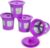Perfect Pod 1-Stream Cafe Save Reusable K Cup Pod Coffee Filters – Refillable Coffee Pod Capsules with Built-In, Integrated Mesh Strainer for use with Keurig & Select Single Cup Coffee Makers, 4-Pack