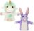 Bluey Unicorse & Bob Bilby Hand Puppet Plush 2-Pack – 8-9” Soft Deluxe Fabric, Embroidered Details, Perfect for Toddler Hands, Imaginative Play, Official Bluey Toys, Amazon Exclusive