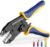 haisstronica Crimping Tool for Insulated Electrical Wire Connectors-AWG 22-10 Ratchet Crimper Tools-Racheting Wire Crimping Tools-Available for Insulated Connectors and Wire Terminal HS-9327