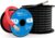 NAOEVO 14 Gauge Marine Wire, 14 AWG Tinned Copper PVC Marine Grade Wire, IP68 Waterproof/Corrosion-Resistant Electrical Cable for Boat, RV, Automotive, Solar, Trolling Motor (15 ft Black + 15 ft Red)