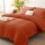CozyLux Full Size Comforter Sets – 7 Piece Bed in a Bag Terracotta Comforter Set with Sheets Bed Set All Seasons, Soft Bedding Set with Down Alternative Comforter, Sheets, Pillowcases & Shams