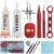 THKFISH Fishing Reel Repair Tool Kit, 13 Pcs Fishing Reel Bearing Tool Kit Remover Reel Bearing Remover Kit for Baitcasting Reel Lightweight DIY Use Tools