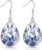 Trinckle Easter Bunny Earrings for Women, Blue and White Rabbit Earrings Matching Easter Outfits for Girls, Pink Bunny Dangle Jewelry as Spring Dresses Accessories Easter’s Basket Gifts for Daughter