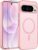 FNTCASE for Google Pixel 10 Pro Case: for Pixel 10 Case [Fit for Magsafe] Translucent Matte Cases with [Screen Protector] Military Grade Shockproof Protective Magnetic Phone Cover (6.3inch – Pink)