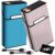 roygra Cigarette Case with Lighter (2 Pack), King Size 100s Magnetic Switch 20 Capacity Holder Case for Men Women, Cigarettes Smoking Accessories, Rechargeable Flameless Windproof Electric Lighters
