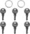 VIDABTE Universal Keys CH545 Replacement Key for UWS Buyers Products Dee Zee Delta Weatherguard Kobalt Better Built Husky Craftsman AtwoodTruck Tool Box Locks (6 pcs)