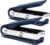 EDJY Fingernail Cutter – Precision Stainless Steel Nail Cutter for Fingernails | Sharp Blade, Ergonomic Design, Durable & Rust-Resistant | Ideal for Men and Women | Navy | 2-Pack