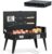 MASTER COOK Portable Charcoal Grill, Foldable BBQ Grill Kit Easy to Carry, Mini Tabletop Grill for Outdoor Camping, Patio and Picnic, 17.1”*10.8”*2.5”