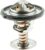 MotoRad 456-160 Engine Coolant Thermostat for 8-Cylinder GM, Black