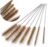 Tube Brush Kit 7pcs Brass Wire Tube Brushes Stainless Steel Bottle Brush Long Handle 11” Wire Brushes for Cleaning Wire Pipe Tube Cleaner – 6mm/8mm/10mm/12mm/15mm/20mm/22mm