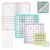 Quilting Rulers,5 Square Quilting Rulers(2.5″,5″,8.5″,10″,12″) Multicolored
