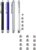 Stylus, 4 Pcs 5.0 Inch Mesh Fiber Tip Stylus Pens for Touch Screen + 12 Pcs Replacement Mesh Fabric Tips for CCIVV 5.0 Inches Stylus Pens