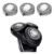 Gleway Sh50/52 Shaver Replacement Heads Compatible with Philips Series 5000 Razors, New Upgrade SH50 Shaving Replacement Blades Compatible with Norelco ATxx, PTxx, PT8xx, PT7xx, AT8xx, AT7xx