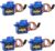 RC Servo 5Pcs SG90 9g Micro Servos for RC Robot Helicopter Airplane Controls Car Boat Mini Servo
