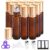 PrettyCare 12 Pack, 10 ml Essential Oil Roller Bottles with Stainless Steel Roller Ball – Refillable Leak-proof Empty Thick Amber Glass Roll on Bottles with Metal Caps for Travel, Perfume