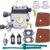 HOODELL FS55 Carburetor, Easy-start FS 55 Carb with Rebuild Kit, Premium FS55R FS45 FS38 HL45 Carburetor for ZAMA STIHL String Hedge Trimmer Weed Eater Parts with Fuel Line Kit