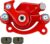HIAORS Mini Bike Rear Brake Caliper for Coleman CT100U CC100X B100 RB100 Baja DB30 Dirt Bug Motovox MBX10 MBX11 79cc 97cc 99cc 105cc 2.5hp 2.8hp Mega Moto MM-B80 MM-B105 GMB100 Parts Brake Pads Red