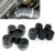 10 PCS Car A/C Valve Core Caps, R134a A/C High & Low Pressure Port Caps, R134a A/C Repair System Charging Port Caps, Leakproof Car A/C System Seal Caps, Universal A/C Service Repair Accessories
