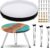 Lallisa 24 Inch Extra Large Resin Table Molds Round Epoxy Resin Molds Set with Metal Frame 3 Hairpin Legs for Table Epoxy Resin Table Mold Epoxy Table Mold for Charcuterie Board River Table DIY Art