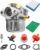 HUQUZN Carburetor Carb with Filter Spark Plug Fit for Coleman Powermate PM0401850 Pulse 1850 1500W Generator