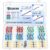 160 Pcs Solder Seal Wire Connectors Kit, Electrical Connectors Heat Shrink Wire Connectors Waterproof Electrical Cable Butt Terminals for Marine Automotive Trailer RV Boat Truck Wiring