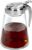 Glass Bottle Syrup Pitcher Honey Maple Syrup Dispenser Retracting Spout 12 oz