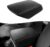 KBH Front Center Console Armrest Cover Replacement for Ford Explorer 2011-2019, Vinyl Leather Arm Rest Skin Upholstery, Anti-Scratch, Black (Leather Part Only)