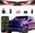 Devil Eyes Light for Cars (2-Pack) – 23.4”x4.7” Dual LED Eyes for Car Windshield | Perfect Sync, Programmable Patterns, App/Remote Control | for Sedans, SUVs, Medium Trucks – Custom Dynamic Sign