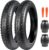 MEGHNA Fat Bike Tire 24 inch Electric Bike Tire All – Terrain High Traction Fat Tire 24 x 30 inch Foldable Tire Replacement for E – Bike Mountain Bike