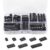 DWEII 66 Pieces 2.54 mm Pitch DIP IC Sockets Adaptor Assortment Kit 6 8 14 16 18 20 24 28 Pin