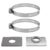 Fuel Injection Oxygen Sensor Bung Kit 60012 with Stainless Steel Band Clamp Weld On M18 x 1.5 Thread
