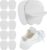 6 Pairs Large Felt Shoe Tongue Pads White Tongue Pads Cushion Soft Self-Adhesive Shoe Inserts Non Slip Felt Shoes Pad for Men Women Large Size Comfort