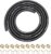 6 Feet 1/8 Inch ID Fuel Line with 20Pcs Hose Clamps for Kawasaki Kohler Lawn Mowers Tractors Small Engines Mini Bike ATV Golf Cart Motorcycle