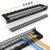 PBAEGAV Patch Panel 24 Port with 24 Pcs Cat6A Keystone Jack STP 10G Support with Removable Back Bar 1U Network Patch Panel 19 Inch for Cat6,Cat5e,Cat5 (CAT6A, 1U24Port)