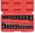 MIXPOWER 25 Piece Torx Bit and Socket Set, 13 Star Bits (T8- T60) & 12 E-Torx Sockets (E4-E22), Professional Grade Auto & Motorcycle Mechanic Set