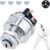 Ignition Switch with Key, Universal Ignition Key Switch, 12V 4 Position Starter Key Ignition Switch, Fits Most Car, Truck, Tractor, Trailer, Forklift, and More, Acc/Off/IGN/Start 4 Terminal