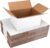 Shipping Boxes 10x7x5 Set of 40, White Corrugated Cardboard Box for Mailing Business Packaging Moving