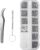 1100Pcs Eyeglasses Repair Kit, Tiny Sunglasses Screws, Glasses Screws and 5 Pairs Nose Pads with Micro Screwdriver Tweezer for Watch Clock Spectacle Eye Glass Repair