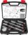 BILITOOLS 7 Piece Magnetic Swivel Spark Plug Socket Set with Gap Tool, 3/8-Inch Drive, 9/16”, 5/8”, 14mm, 16mm, 6 & 12 Point, CR-V