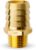 MAACFLOW MAACFLOW Brass 1/2″ Male NPT to 1″ Hose ID Barb Barbed Hose Fitting Adaptor Connector (Pack of 1)