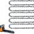 5 Pack 10 Inch Chainsaw Chain 3/8″ LP Pitch .050″ Gauge 40 Drive Links Replacement for Echo CS-271 CS280, Worx WG309, Sunjoe SWJ807E, Remington RM1035P, Craftsman S40
